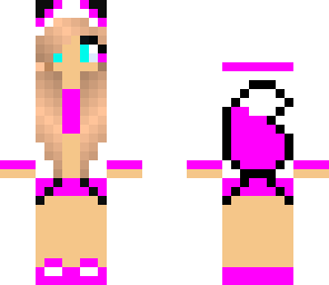pink fox girl