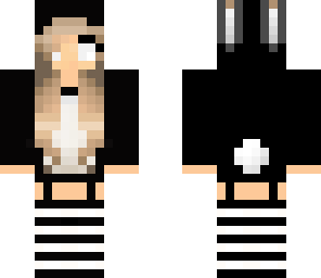 gothic herobrine bunny girl