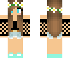 lace armed flower head girl