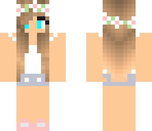 cute summery flower girl