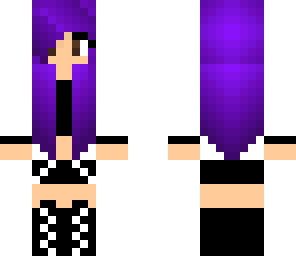 purple hair gamer girl fixed
