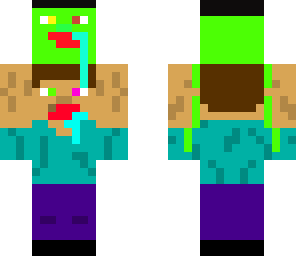 little steve holding evil lime wool
