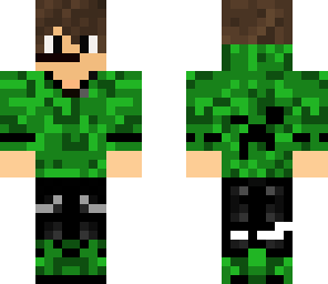 green gamer edit skin 