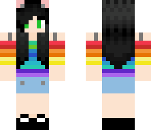 rainbow girl