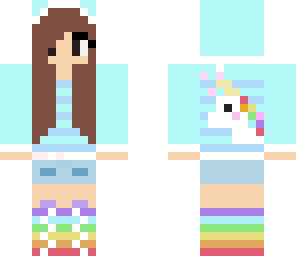 brunette version of hot rainbow girl