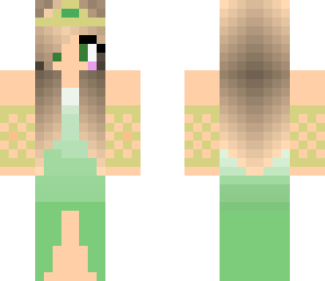 green and gold princess