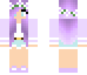 pastel summer lilac girl