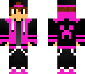 pink neon boy