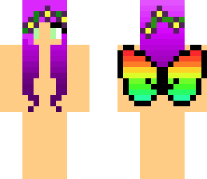 rainbow flower fairy skinbase
