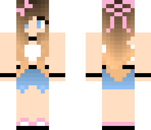 casual brunette girl