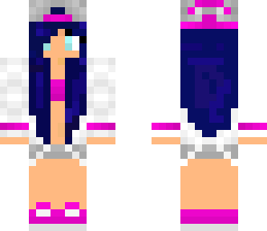 blue hair girl