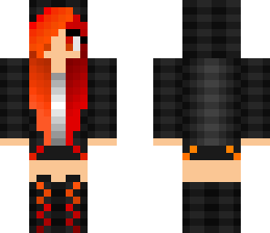 red and orange girl