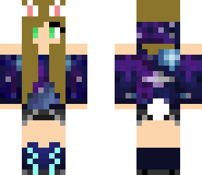 galaxy bunny girl