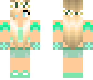 teal summer girl