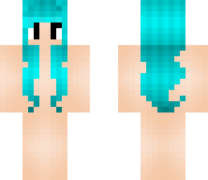 basic shaded blue hair temp