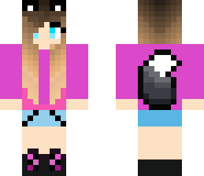purple fox girl
