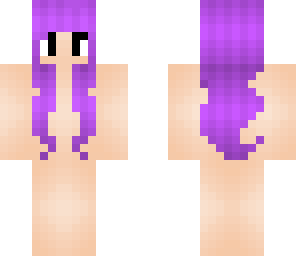 purple hair skin temp