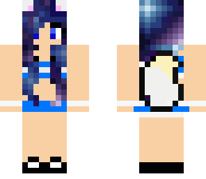 galaxy wolf swimsuit
