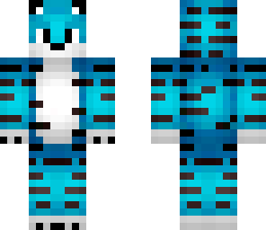 cool blue tiger