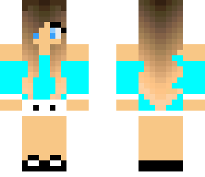 edited blue simple girl