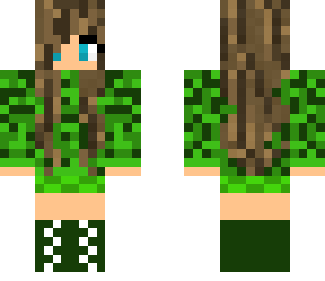 tree disguise girl