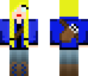 blonde archer girl