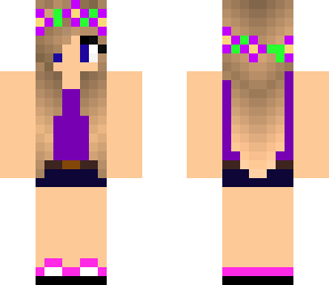 20 likes for purple girl