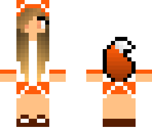 orange wolf girl