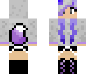purple fox girl