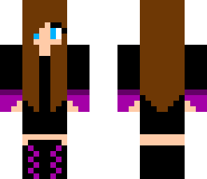 half enderman girl