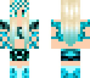 blue awsome girl