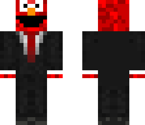 elmo in a suit