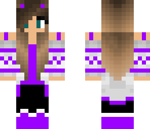 cute purple girl