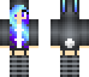 blue girl bunny