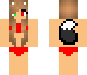 wolf girl bikini