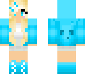 blue slime girl