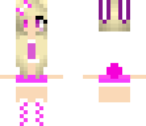 pink bonnie girl