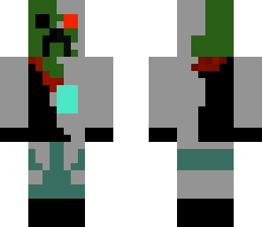 creepers half robot man
