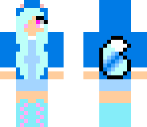 blue fox girl