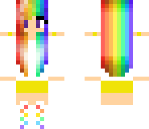 rainbow girl