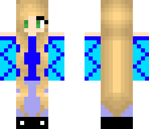 blue girl