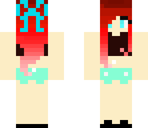 red hair backwards skin