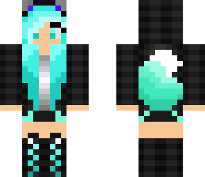 blue wolfy girl
