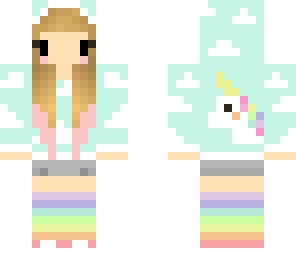 rainbow chibi girl