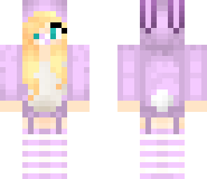 purple baby bunny