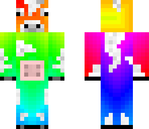 multicolored cow