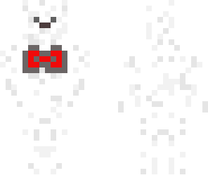 polar bear in bowtie
