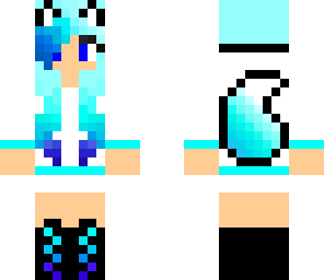 blue fox girl