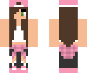 pink plaid girl