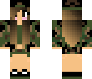 edited camo girl